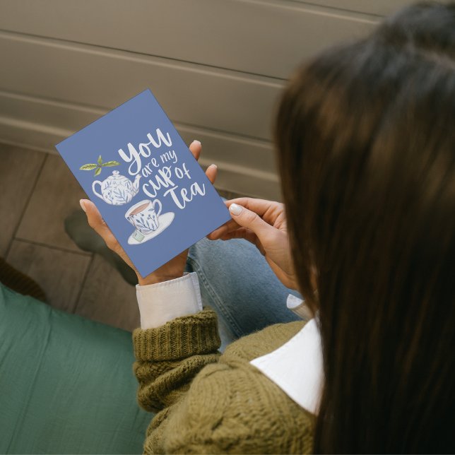Vous êtes ma tasse de thé carte de vœux pliée (Créateur téléchargé)
