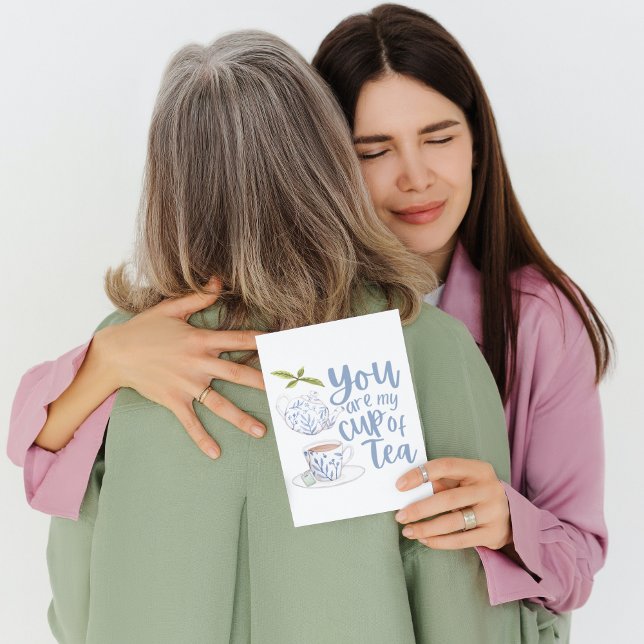 Vous êtes ma tasse de thé carte de vœux pliée (Créateur téléchargé)