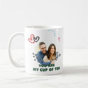 "Vous êtes ma tasse de thé" couple Photo tasse de