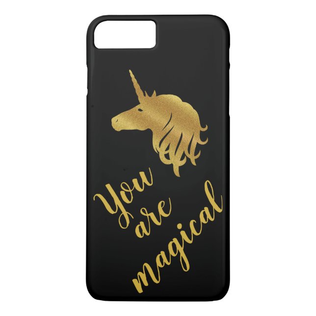 Vous êtes Magic Gold & Black Coque (Dos)