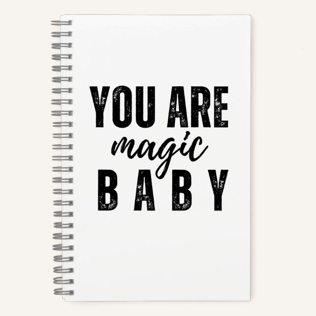 Vous êtes Magique Bébé ! Cahier Journal  (Recto)