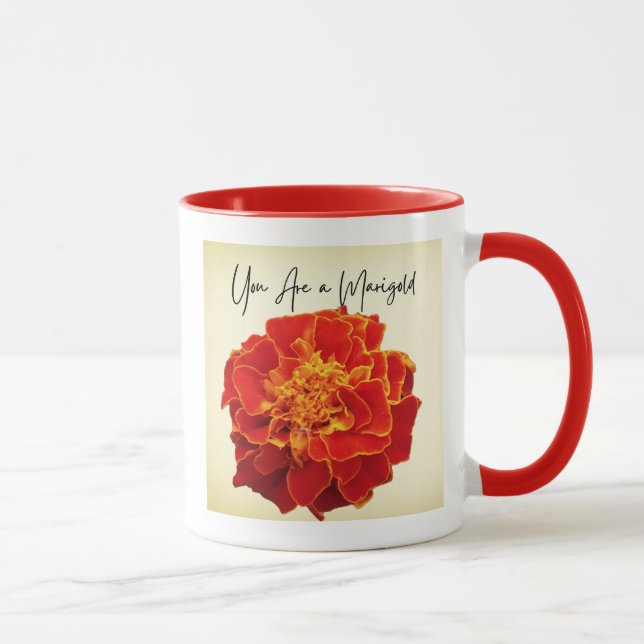 Vous êtes Marigold Coffee Mug - Cadeau Merci (Droite)