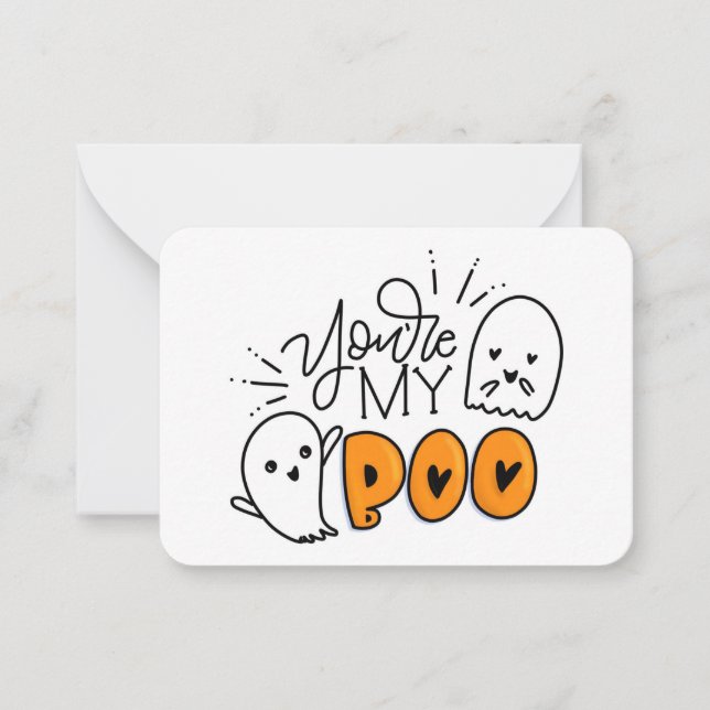 Vous êtes mes cartes cadeaux Boo (Devant)