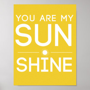 Vous êtes mon affiche Sunshine