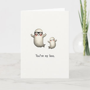 Vous êtes mon Boo Carte de paire douce
