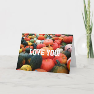 VOUS ÊTES MON "CITROUILLE POUR LA VIE" CARTE D'AMO