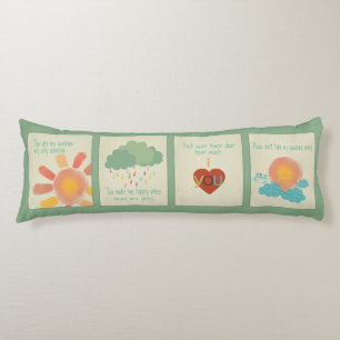 Vous êtes mon coussin de corps de soleil