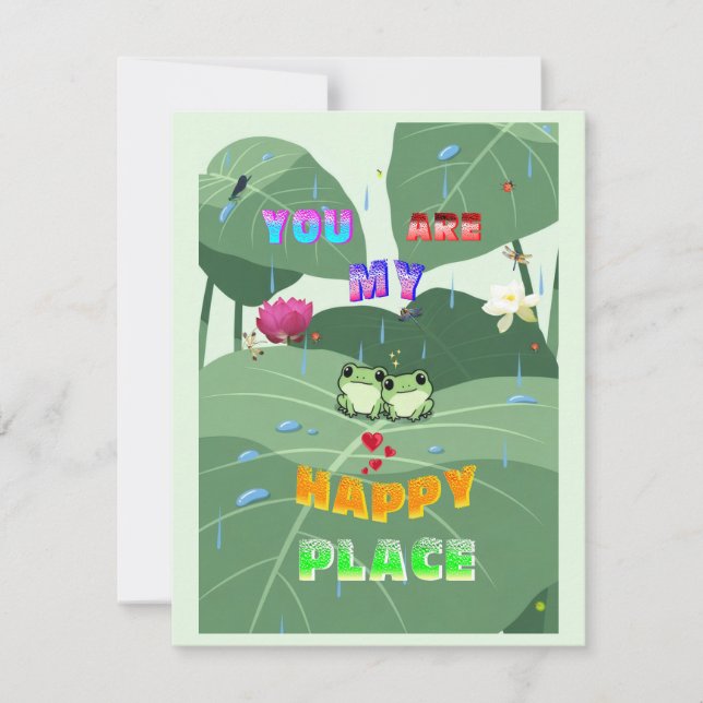 Vous êtes mon endroit heureux (Devant)