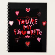 Vous êtes mon favori Valentine Calendrier Planner