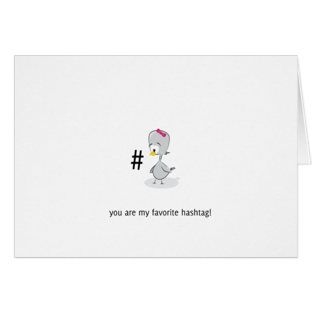 Vous êtes mon hashtag préféré ! (Devant horizontal)