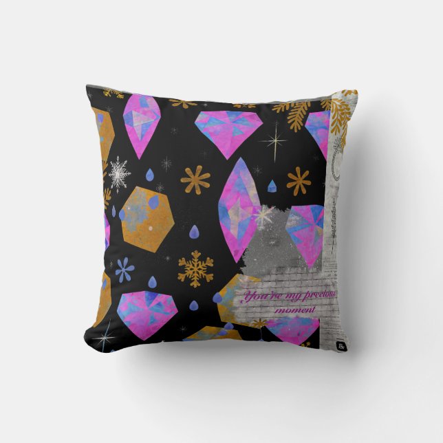Vous êtes mon moment précieux Coussin de jet (Recto)