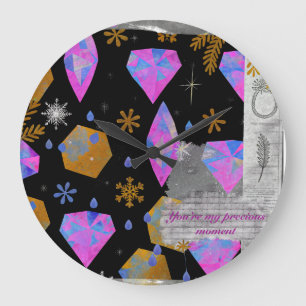 Vous êtes mon moment précieux Horloge murale