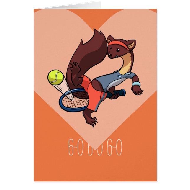 Vous êtes mon parfait Match Tennis Pine Marten Car (Devant)