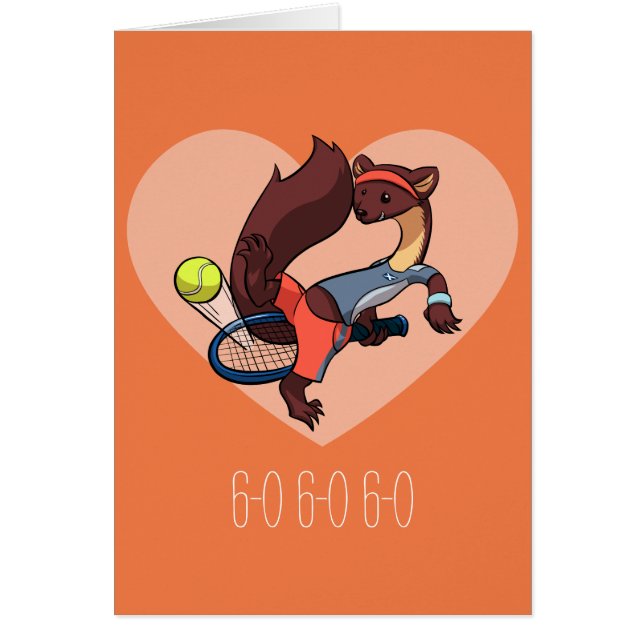 Vous êtes mon parfait Match Tennis Pine Marten Car (Devant)