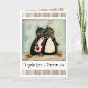 Vous Êtes Mon Pingouin - Valentines Carte Jour