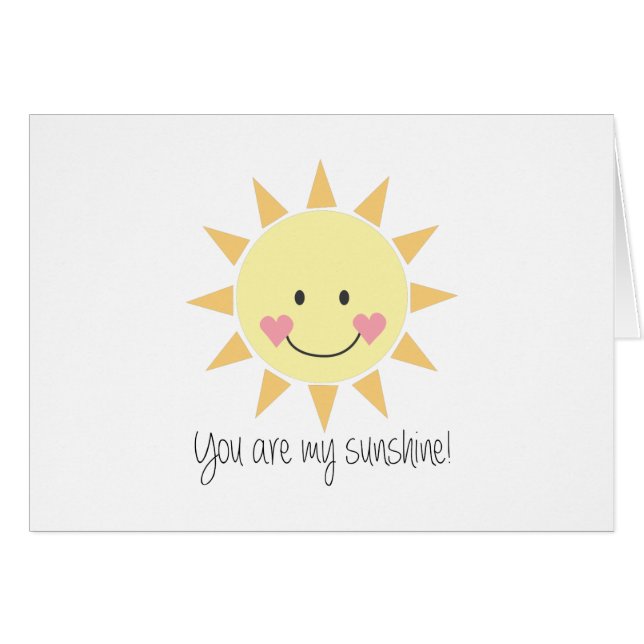 Vous êtes mon soleil ! (Devant horizontal)