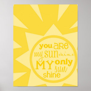 "vous êtes mon soleil" affiche