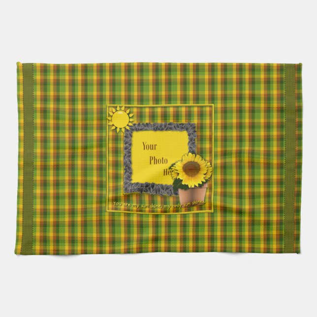 Vous Êtes Mon Sunshine Tournesol Serviette De Cuis (Horizontal)