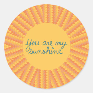 Vous êtes My Sunshine - Sticker