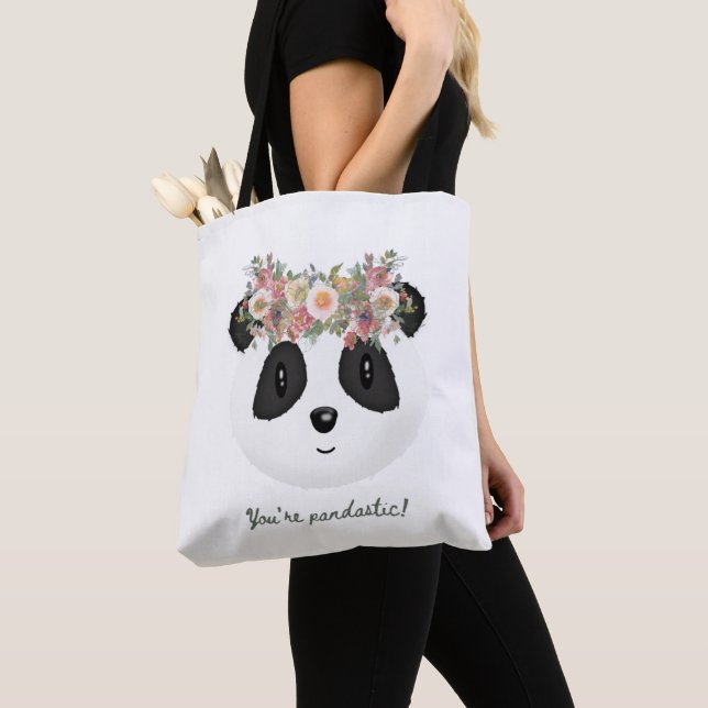 Vous êtes pandastique ! Sac fourre-tout Ours Panda (De près)