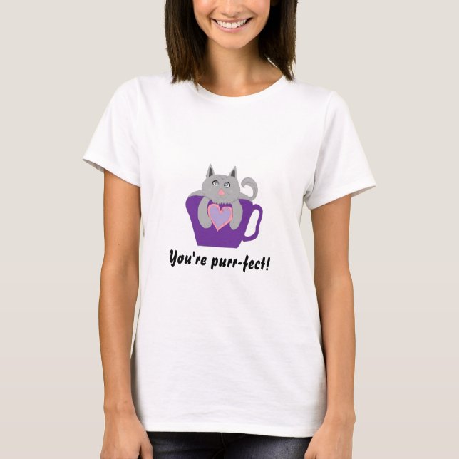 Vous êtes purr-fait ! - t-shirt (Devant)