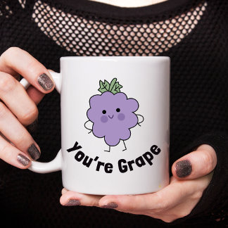 Vous êtes Raisin Drôle Mug - Joli et Jouant Design