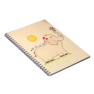 "Vous êtes si aimés" Carnet éléphant