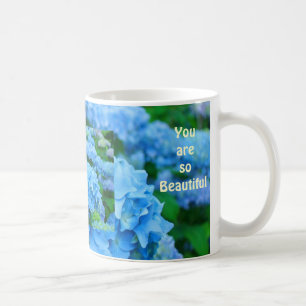 Vous êtes si belle ! Tasses à café Hydrangea Flora
