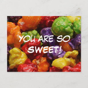 Vous Êtes Si Sweet Candead Popcorn Carte Postale