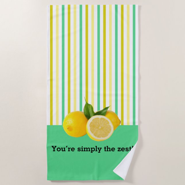 Vous êtes Simply The Zest ! Serviette de plage