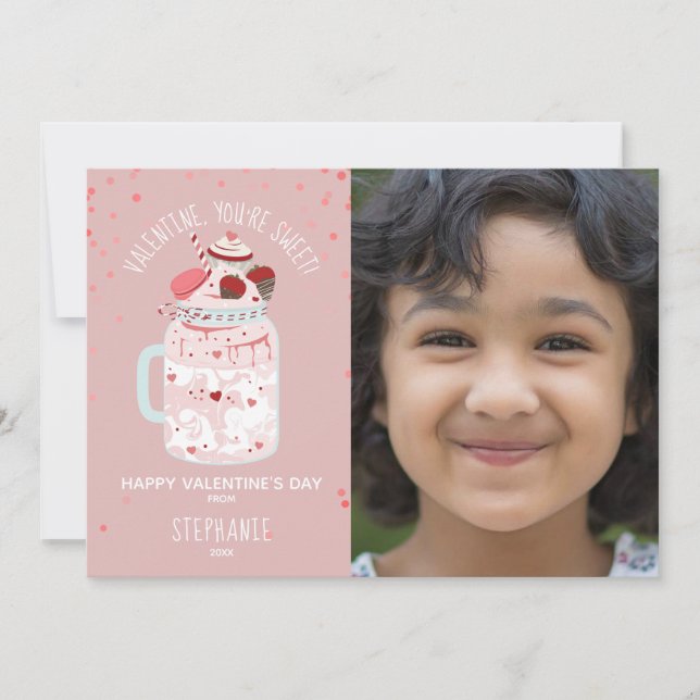 Vous êtes Sweet Valentine Milkshake Photo (Devant)