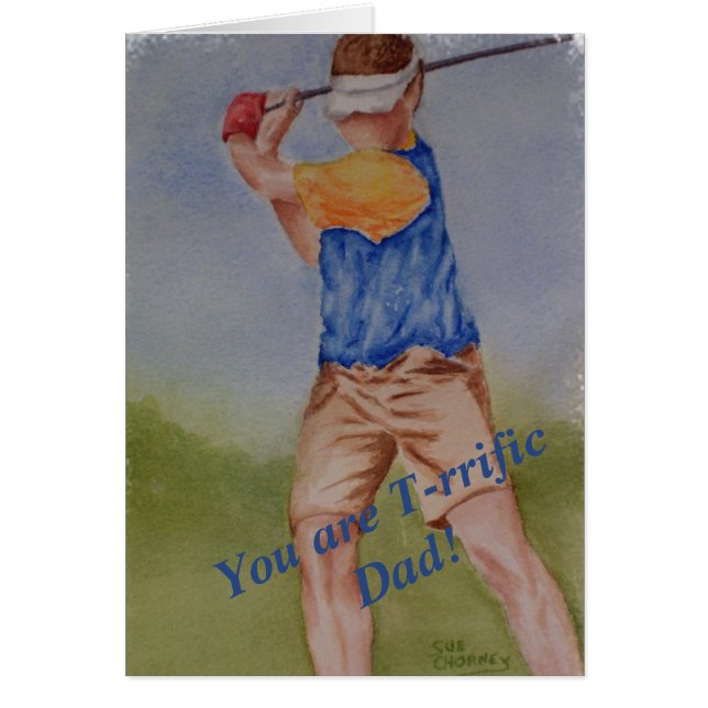 VOUS ÊTES T-RRIFIC GOLFING DAD Fête des pères (Devant)