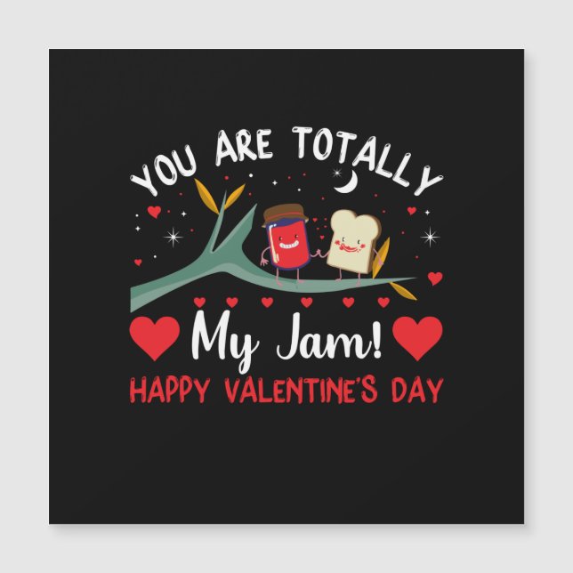 Vous Êtes Totalement Ma Carte Jam Valentines (Devant)