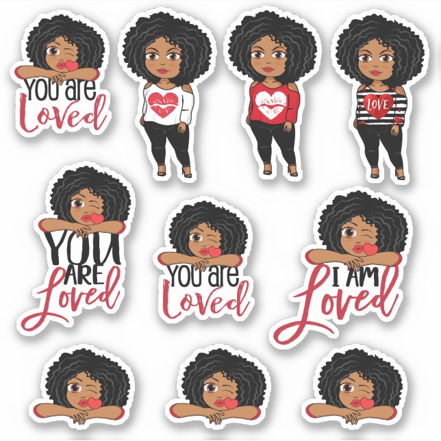 Vous Êtes Un Autocollant Aimé (Devant)