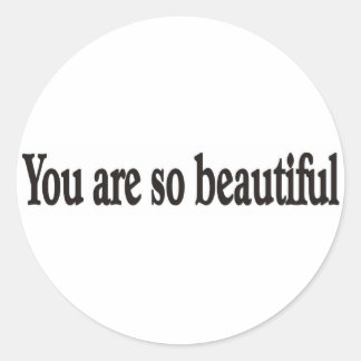 Vous êtes un bel autocollant