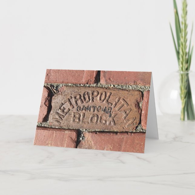 Vous êtes un Brick - Carte de remerciements (Devant)