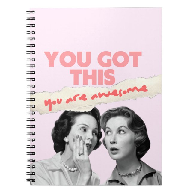 Vous êtes un cahier rose génial (Devant)