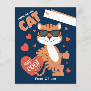 Vous êtes un Cool Chat Enfants Valentine's Day Car