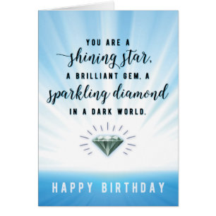 Vous êtes un Gem brillant, un Diamant pétillant da