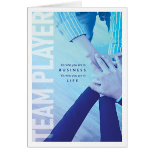 Vous êtes un JOUEUR D'ÉQUIPE, en affaires et dans