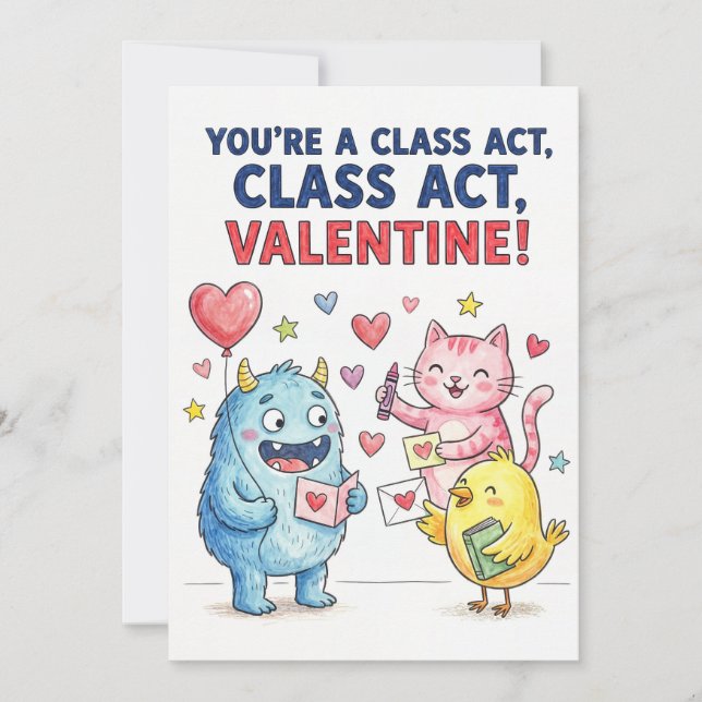 Vous êtes un modèle de classe, Saint-Valentin de c (Devant)