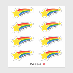 Vous êtes un Sticker Superstar Stars et Rainbow