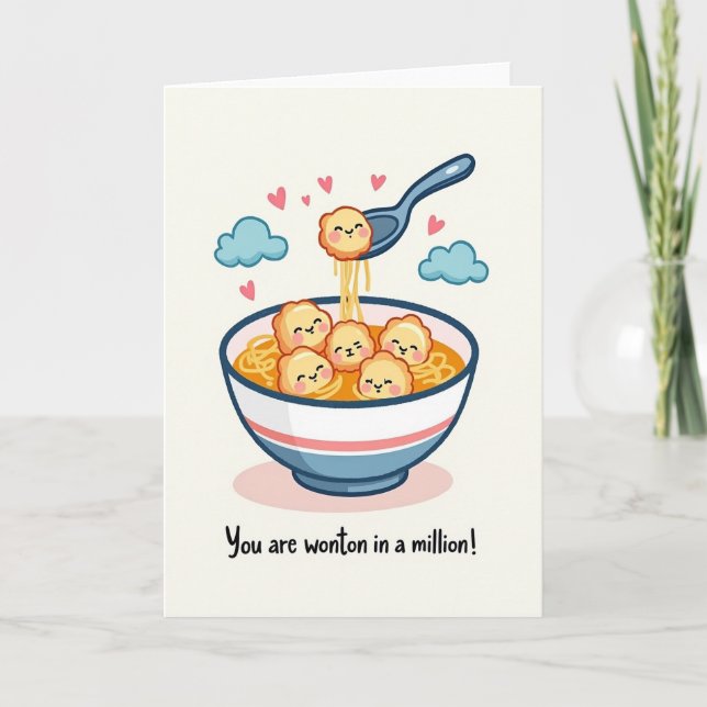 Vous êtes un Wonton dans un million de cartes (Devant)