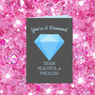 Vous êtes une belle carte d'anniversaire Diamond T