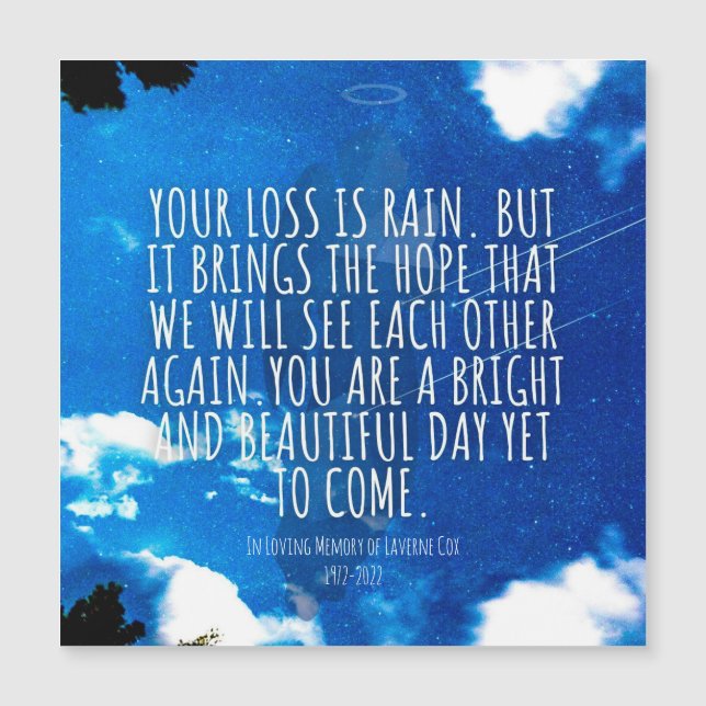 Vous êtes une belle et brillante journée (Devant)