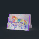 Vous Êtes Une Belle Unicorne ! Carte d'anniversair<br><div class="desc">Vous Êtes Une Belle Unicorne ! Carte d'anniversaire filles. Pour tous ces jeunes à coeur une belle carte de licorne,  en utilisant l'une de mes aquarelles originales. Ajoutez un peu de magie à votre vie !</div>