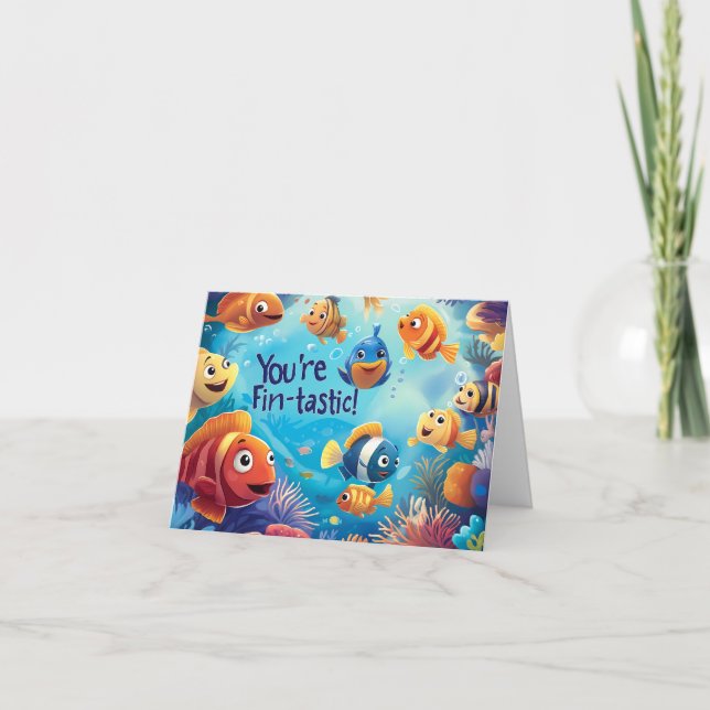 Vous êtes une carte de Saint Valentin pour enfants (Devant)