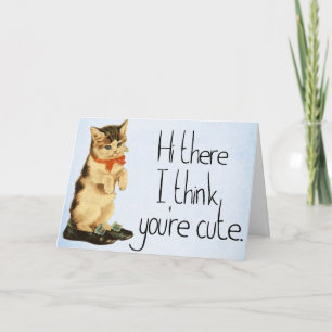 Vous êtes une carte de voeux mignonne