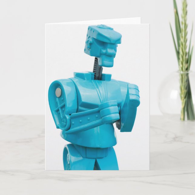 Vous êtes une carte de vœux robot knock-out (Devant)