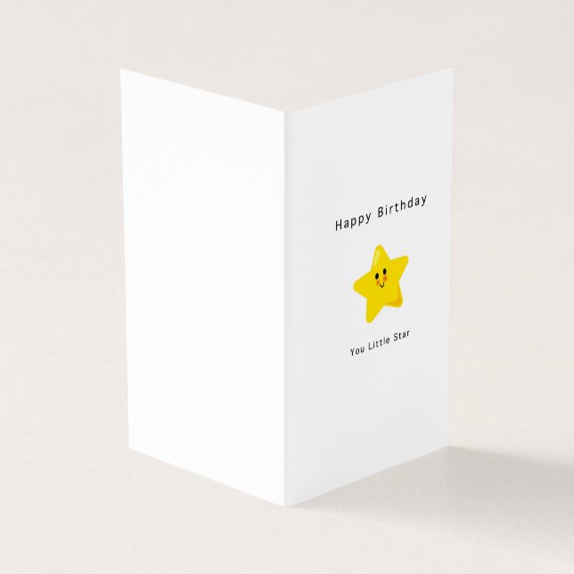Vous êtes une star carte d'anniversaire (Outside)